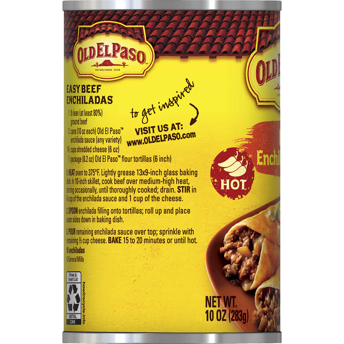 Enchilada SauceHot Red Mexican Sauces Old El Paso